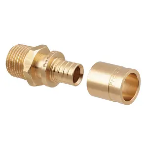 Комплект: Муфта с наружной резьбой Pro Aqua 32х3/4 и гильза Pro Aqua 32 мм 0